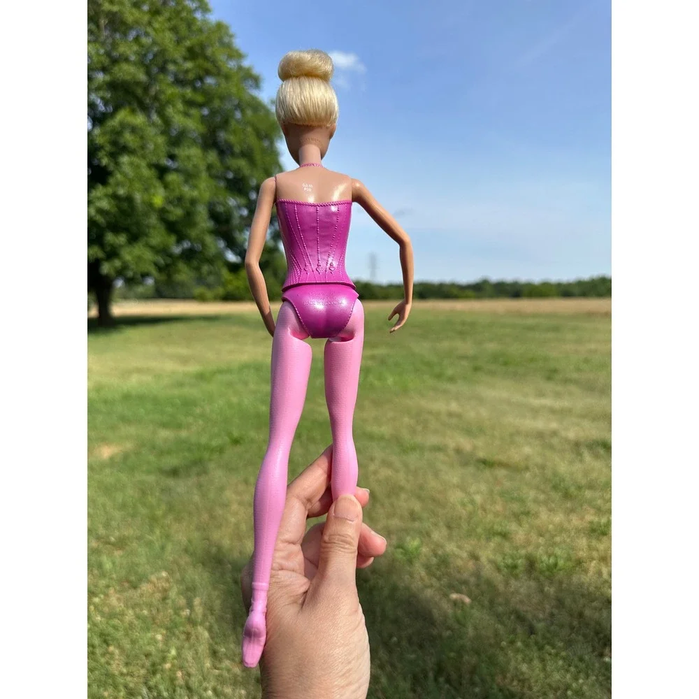 Barbie Doll Lot of 5 Ballerina Rainbow Fashion Gold‎ Swimsuit Multi-Color Hair